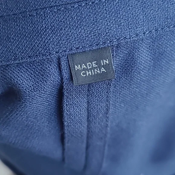 J CREW Ludlow Slim Recent Dark Blue Weave Blend 36 R Slim Mens Sport Coat Blazer